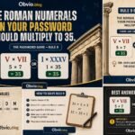 the roman numerals in your password should multiply to 35.