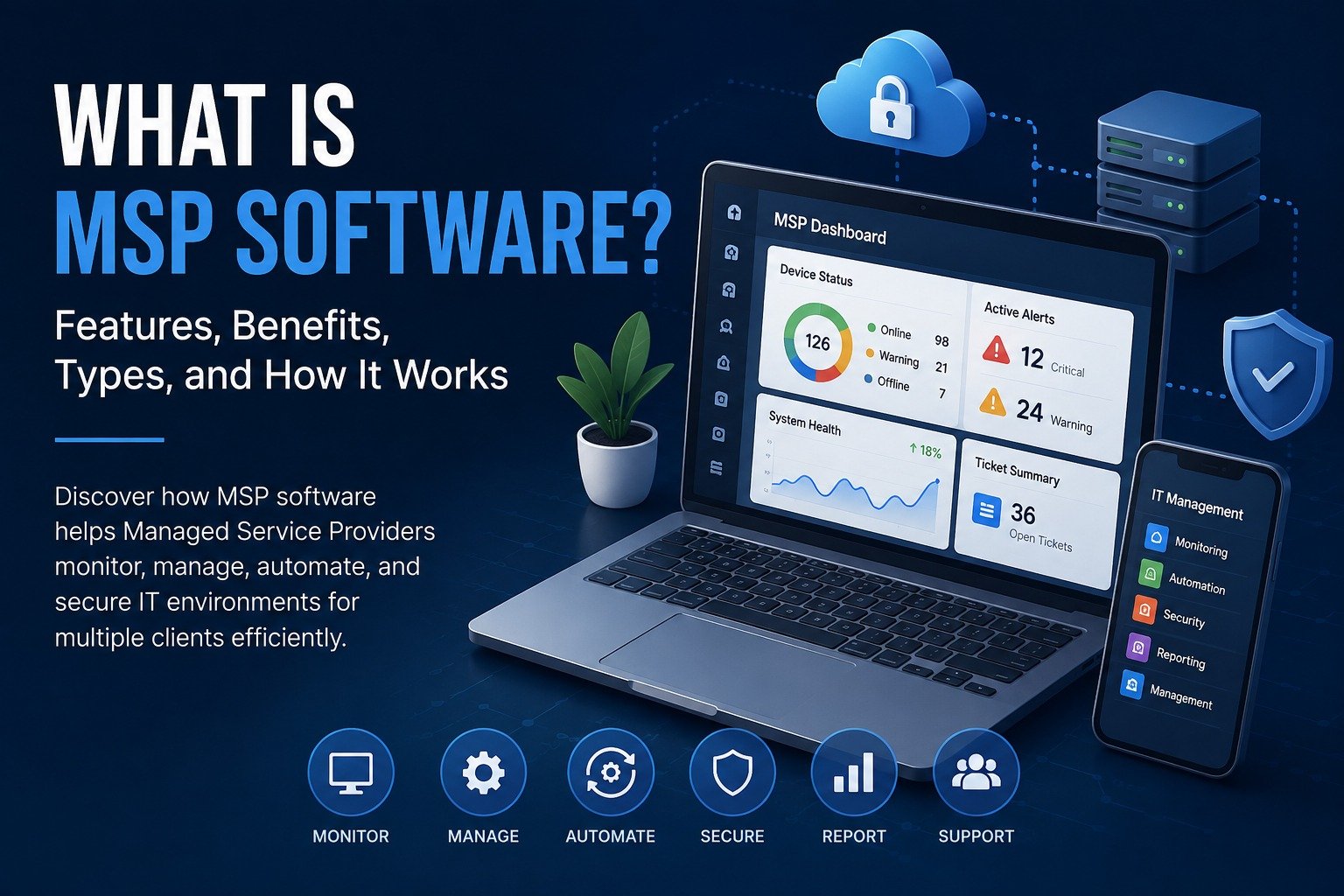 What Is MSP Software? Features, Benefits, Types, and How It Works