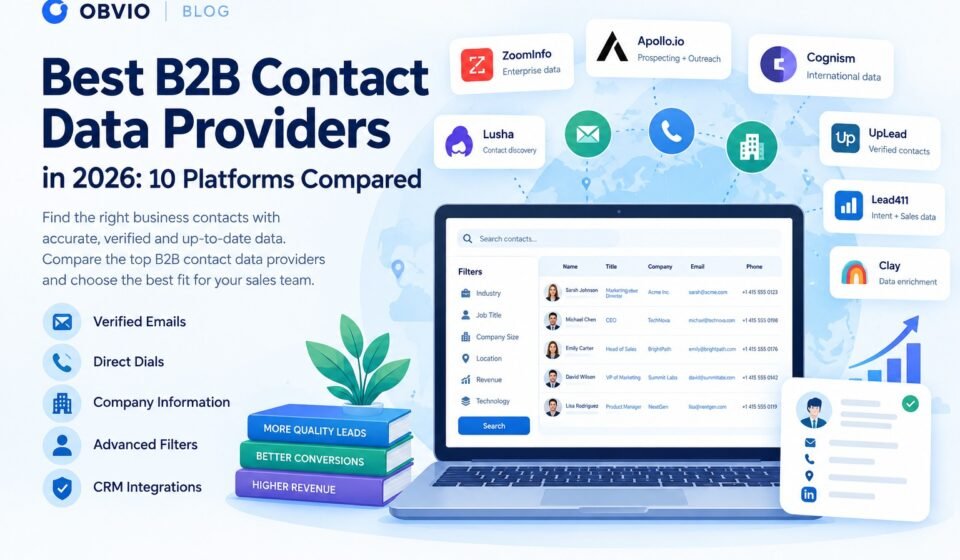 Best B2B Contact Data Providers