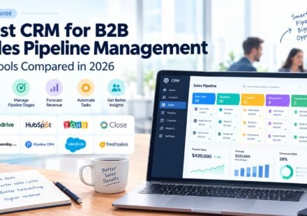 best CRM for B2B sales pipeline management