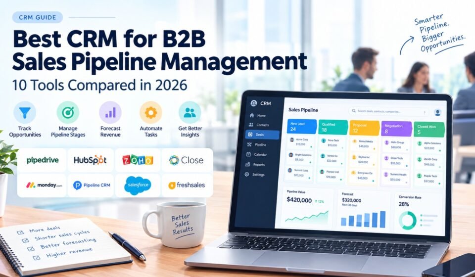 best CRM for B2B sales pipeline management